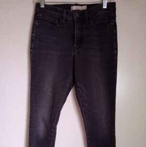 Athleta black ultra skinny high rise jeans with ankle zippers women's size 4